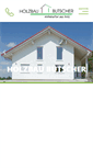 Mobile Screenshot of holzbau-butscher.de
