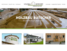 Tablet Screenshot of holzbau-butscher.de